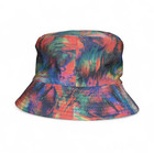 Women’s Handmade Tie-Dye Bucket Hat Multicolor One Size Casual Travel Style — photo 1