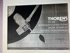 Thorens Td 165 User Manual Digital