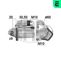 Anlasser Starter ERA 220895A 12V FüR Nissan Note E12 Micra 4 K13K K13KK DIG LPG