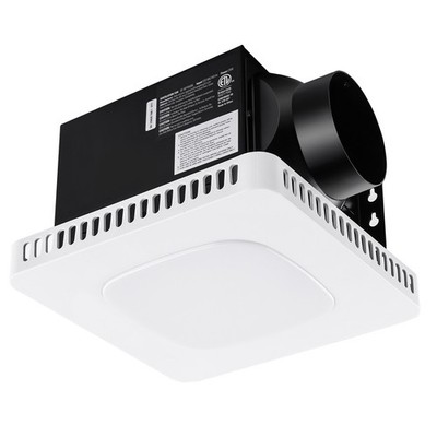 Uimoso 110 CFM Bathroom Exhaust Fan 1.5sones Bath Fan Low Noise with Light
