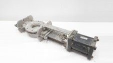 Rovalve F215D04-AC5-D8F6H10 Pneumatic Stainless Knife Gate Valve 4in