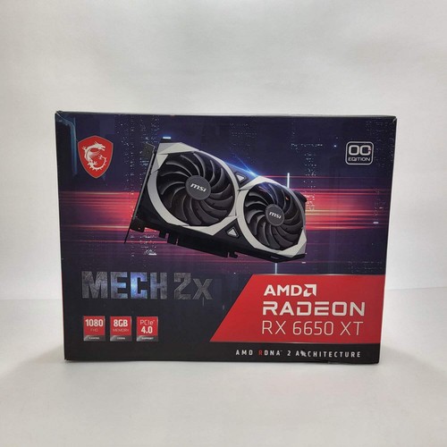 MSI radeon 6650 xt 8GB GDDR6 Graphics Card R6650XTM2X8C