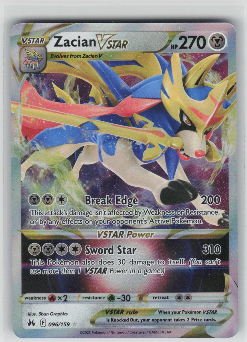 Zacian VSTAR Pokémon TCG Cards for sale | eBay