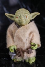 Vintage Kenner Star Wars Yoda Figure Hong Kong CAPE CLOTH NO Orange Cane