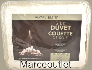 Royal Elite Maholi Mulberry Silk Duvet Insert Comforter With Cotton Shell KING