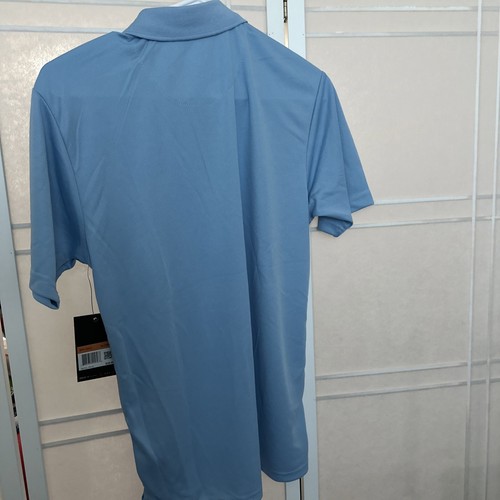 Polo Shirt Dry Fit Light Blue Short Sleeve Children XL (Size 18-20) Kids NEW - Picture 8 of 8