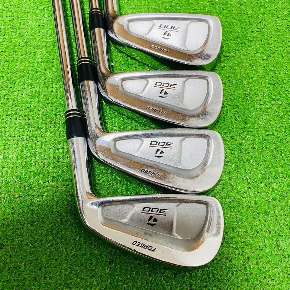 TaylorMade 300 forjado 8 piezas 3-Pw Flex rígido dinámico dorado S300 diestro Foto 3 de 4