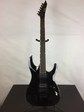 Open Box ESP LTD MH-200 Electric Guitar, Roasted Jatoba Fingerboard, Black