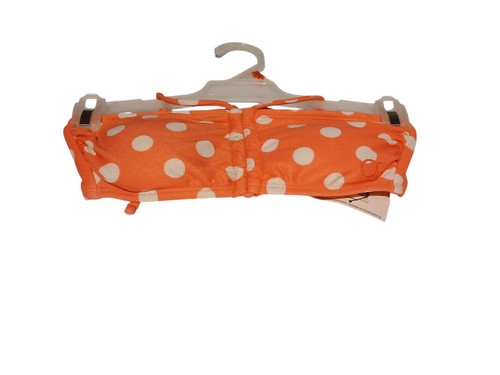 Ocean Pacific Polkadot BAKINI BANDEAU TOP Size S/Ch 3/5 NWT - Picture 3 of 6