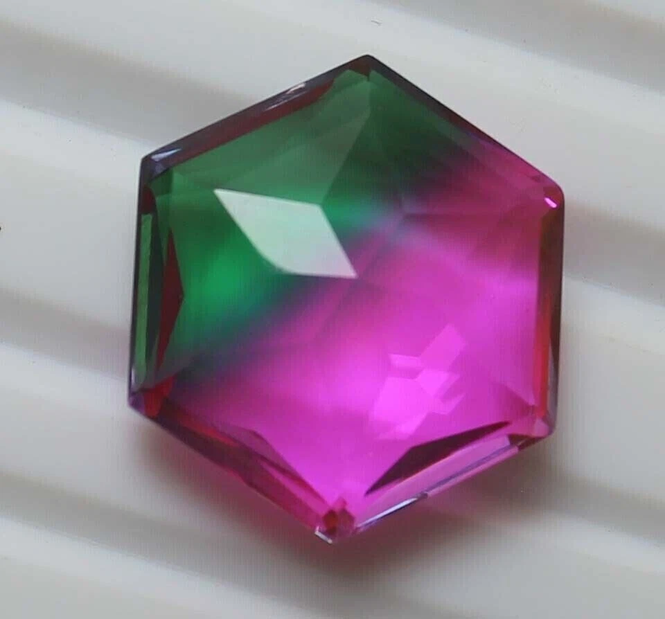 AAA+ Large Tourmaline 66.4 Ct. Faceted Hexagon Cut Loose Gemstone Gift for Women - Image 3 of 4