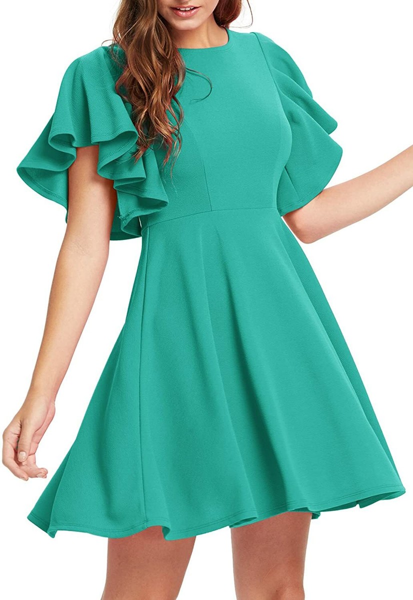 teal colored cocktail dresses Jovani 07442 Teal Off the Shoulder Knee Length Evening Dress