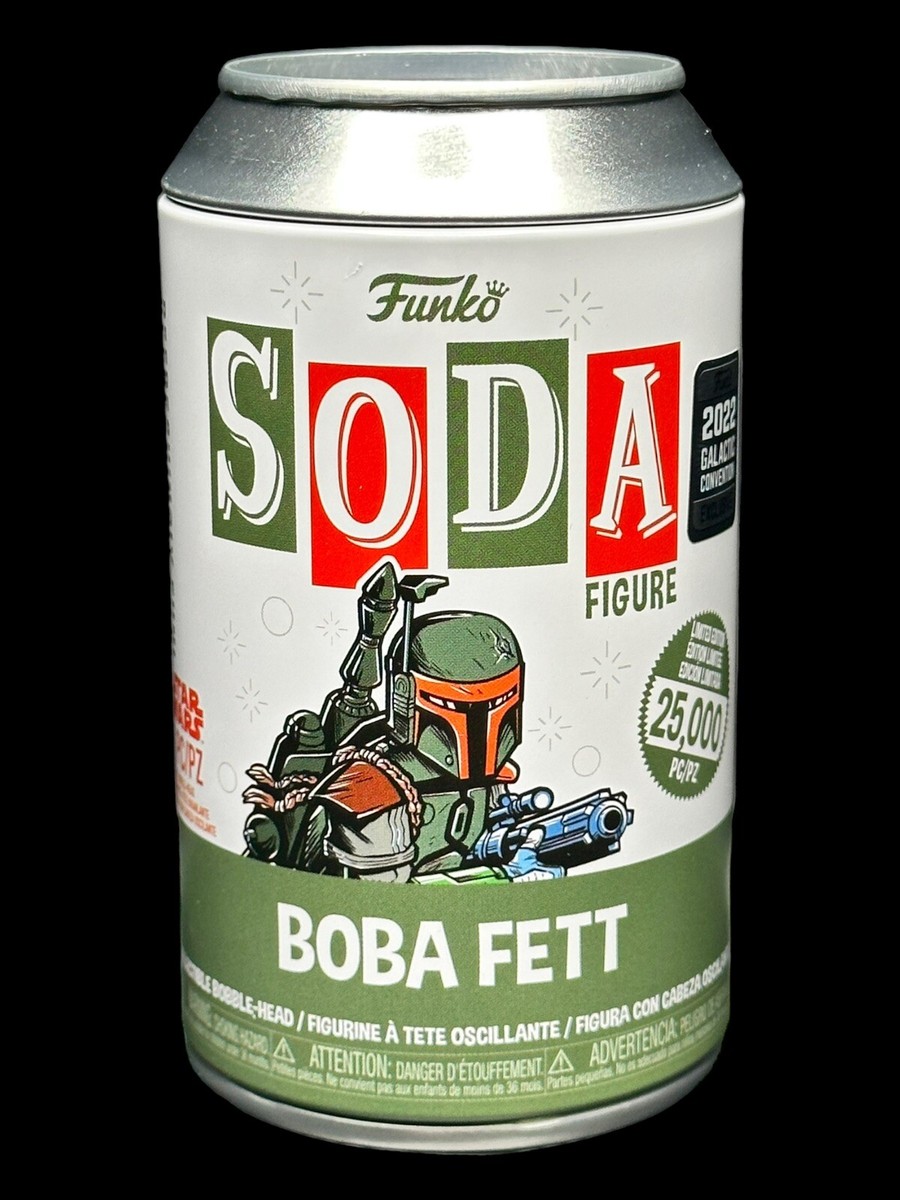 ファンコ　FUNKO ソーダ缶　SODA BOBA FETT Funko Star Wars 2022 Boba Fett Retro Comic Soda Vinyl