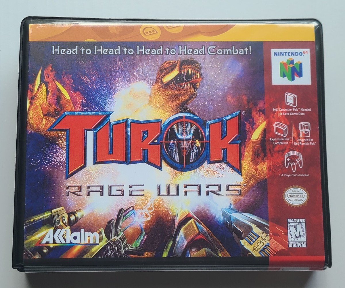 Turok Rage Wars CASE ONLY Nintendo 64 N64 Box ANY 4+ 20% OFF A+