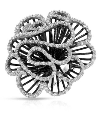 Details about Brilliant Cut CZ Rhodium Over 925 Sterling Silver Pave Cocktail Ring Details about Brilliant Cut CZ Rhodium Over 925 Sterling Silver Pave Cocktail Ring