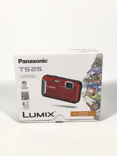 BRAND NEW - Panasonic Waterproof 16.1 MP Digital Camera - DMC-TS25 - ORANGE ✅