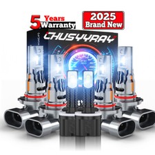 For Tahoe 2001-2006 - 6x Combo LED Headlight High Low Beam Fog Light Bulbs Kit