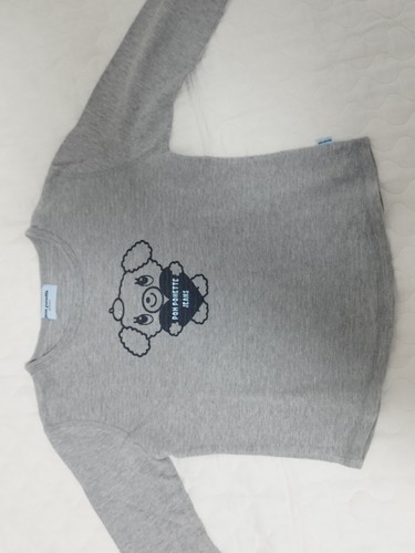 pom ponette cute dog Printed T-shirt gray rare vintage 130cm Japanese kawaii - Picture 4 of 16