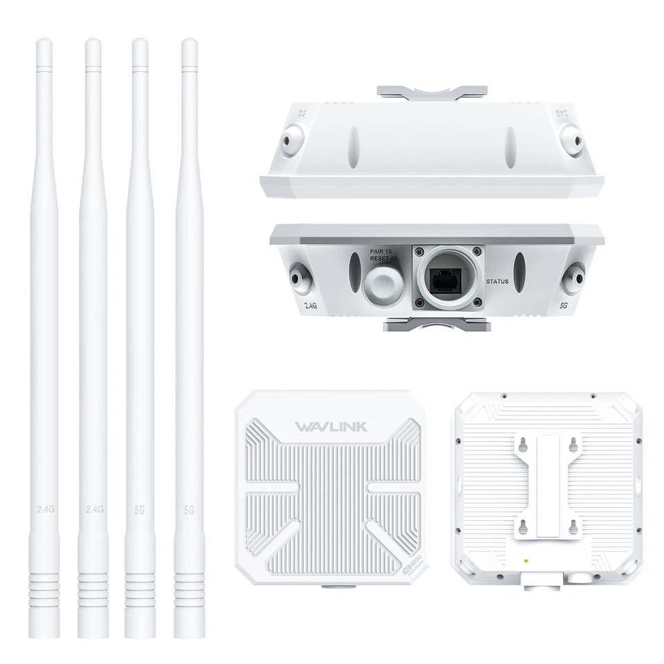 AERIAL HD8S AC1200 WiFi 5 Outdoor WiFi Extender Dual Band Access Point - Image 4 of 4