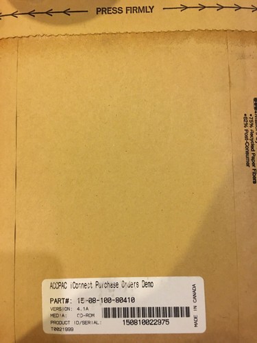 Brand New. Unused CD. ACCPAC iConnect Purchase Orders Requisitions V4.1 - Picture 2 of 3