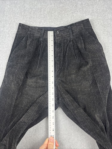 VTG Eddie Bauer Pants Womens 8 Corduroy Wide Leg High Waisted Pleated Outdoors - Picture 5 of 9
