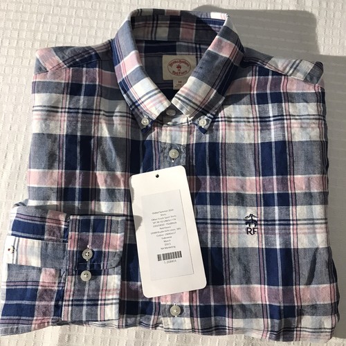 NWT BROOKS BROTHERS Red Fleece RF Blue 