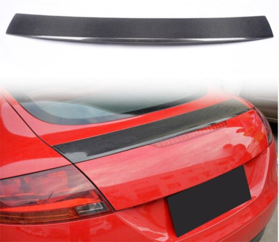 Fits Audi MK2 TT 8J TTS 2015-18 Real Carbon Fiber Spoiler Lip