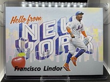 2022 TOPPS ARCHIVES FRANCISCO LINDOR OVERSIZED POSTCARD JUMBO #OPC-5 BOX TOPPER