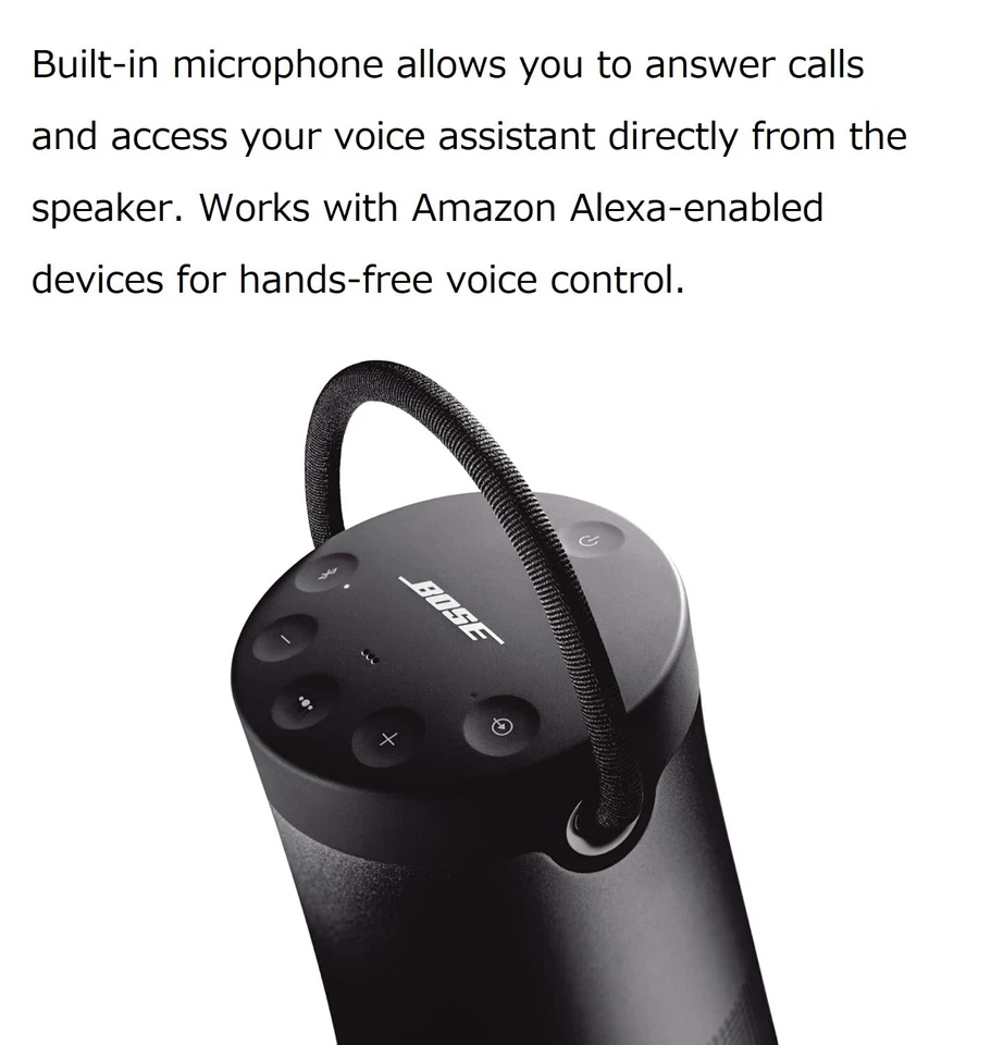 Bose " SoundLink Revolve+ II " Portable Speaker 17 hrs continuous playback - Image 4 of 4