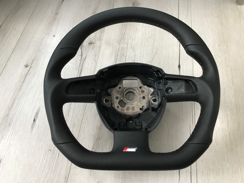 Sport Tuning S-Line Lenkrad Lederlenkrad Audi A3 A4 A5 A6 8K0 4F0 ohne Tausch - Bild 7 von 21