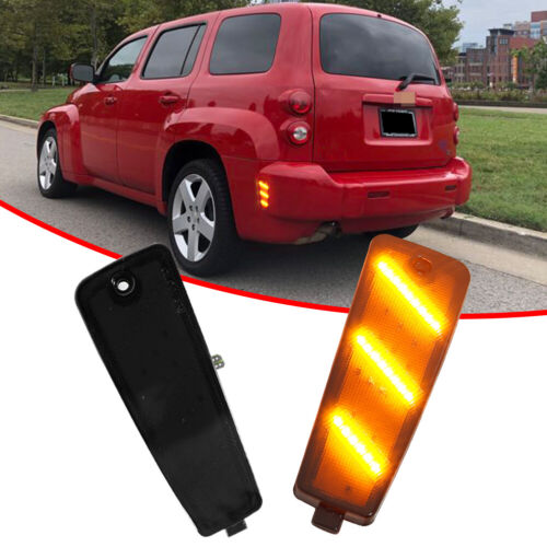 2PC Amber LED Rear Corner Side Marker Lights For 06 07 08 09 10 11 Chevrolet HHR - Bild 2 von 12