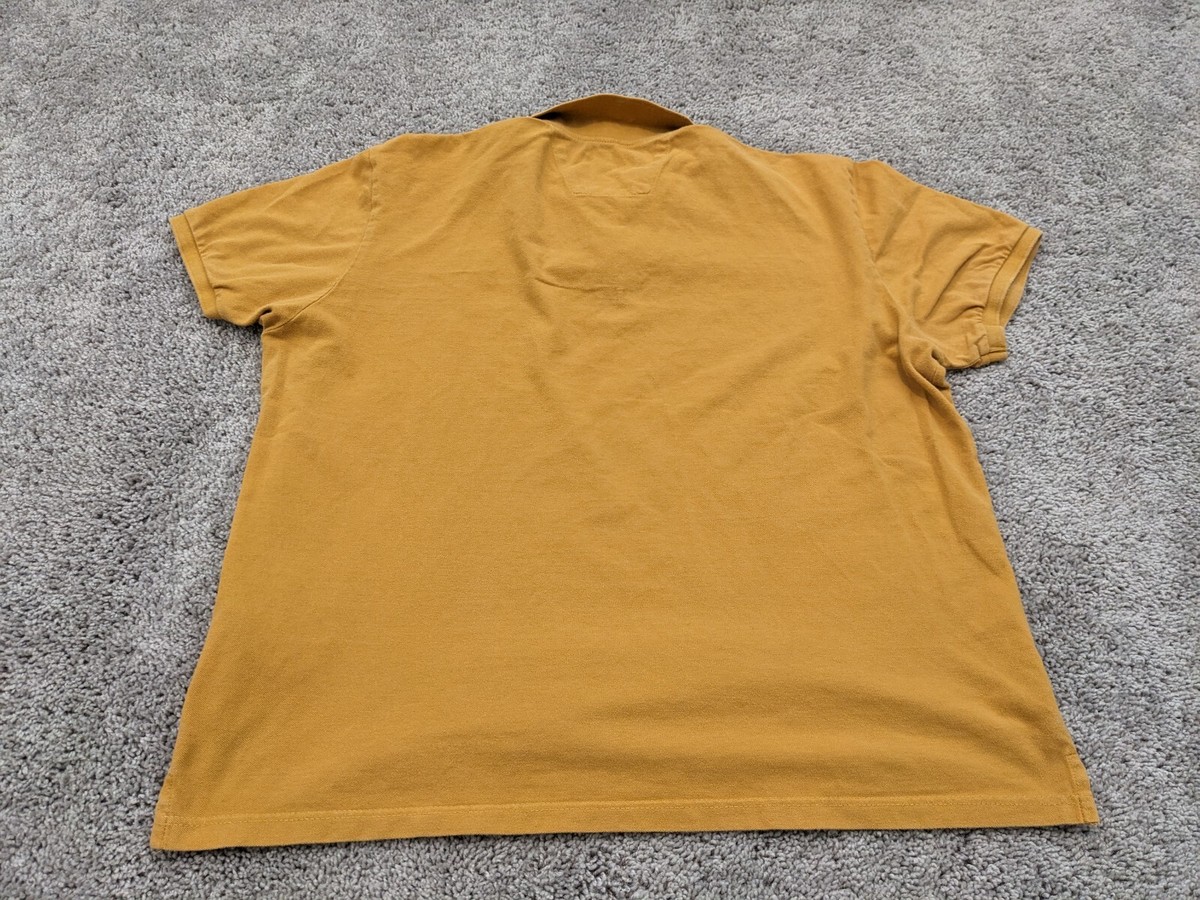 Tony Montana Polo Shirt Mens XXL Knit Yellow Short Sleeve | eBay