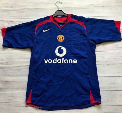 Manchester United 2005 - 2006 Away football shirt jesey Nike size