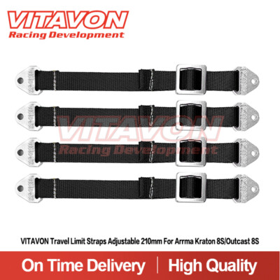 Vitavon Travel Limit Straps Adjustable 210mm For Arrma Kraton 8S