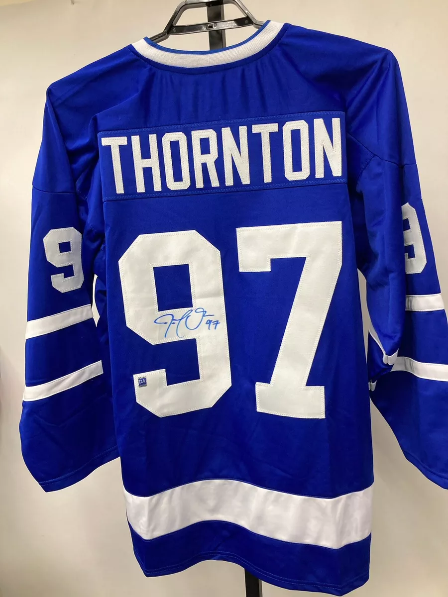 Joe thornton 2025 autographed jersey