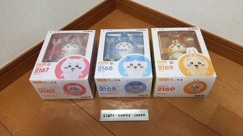 Nendoroid Chiikawa Hachiware Usagi Set of 3 Figure Good Smile Company Used Japan - Picture 5 of 10