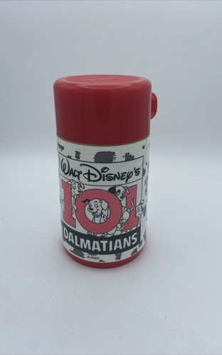 VTG ‘90’s Disney 101 Dalmatians Aladdin Thermos Hot/ Cold Sip Lid - Picture 2 of 11