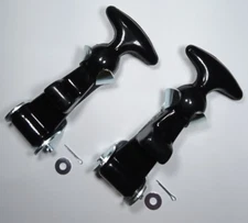 BAJA STYLE RUBBER HOOD LATCHES SET OF 2 PAIR VOLKSWAGEN T1 BUG SUPER BEETLE