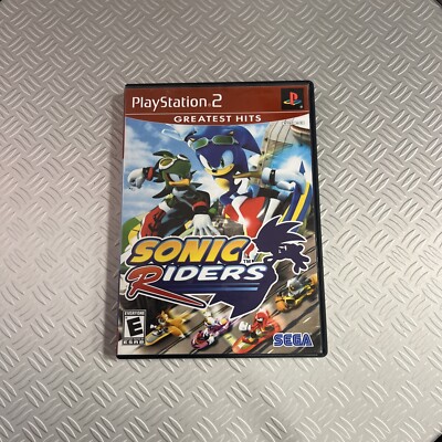 Sonic Riders PlayStation 2 Cib Tested And Works, * Manual Is Missing Front Page