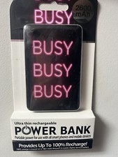 2600 mAh EXTERNAL RECHARGEABLE POWER BANK.