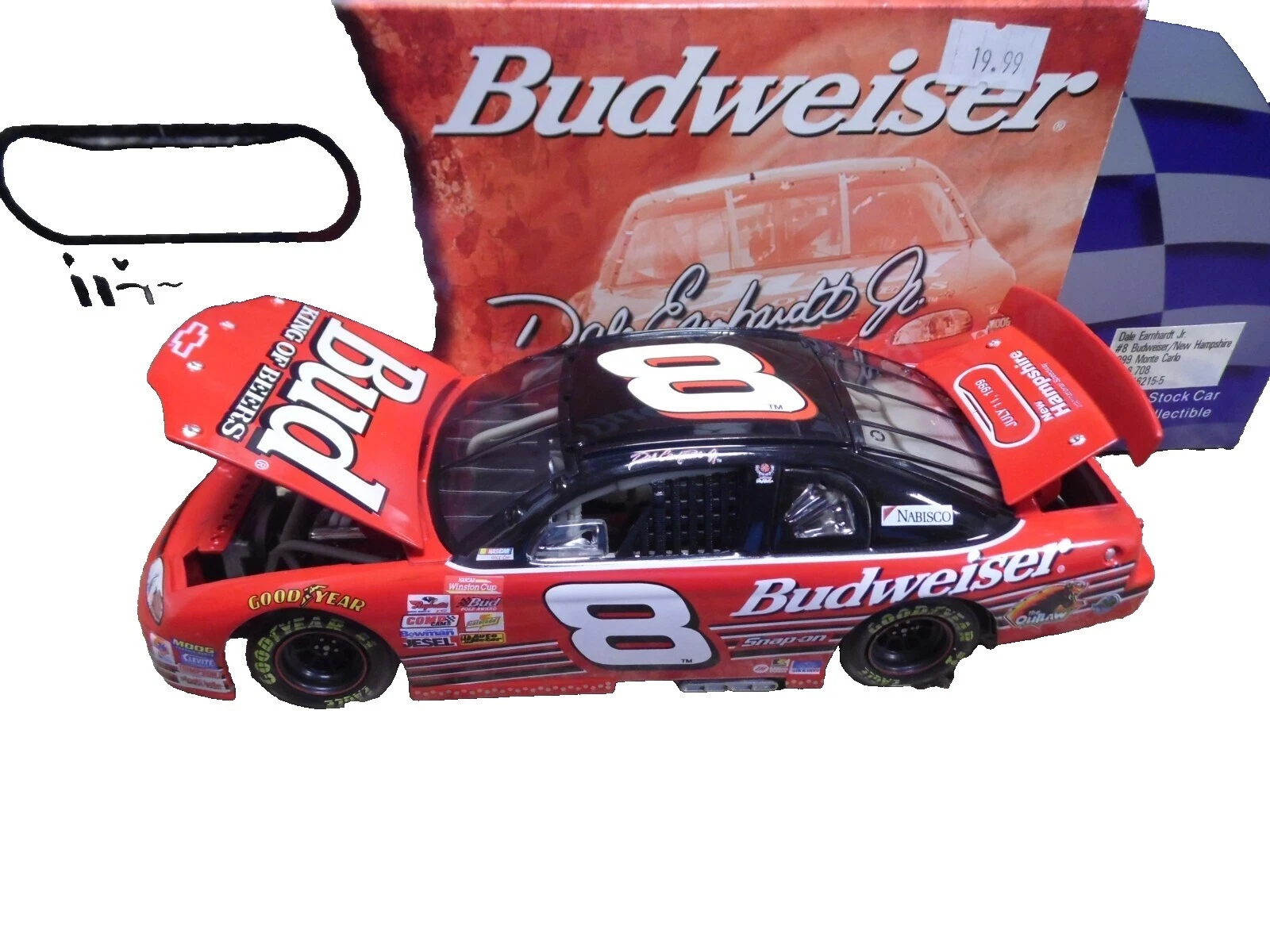 Action Dale Earnhardt Jr 1999 año del vehículo coches Diecast Sport & Touring