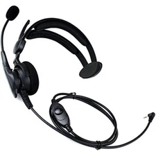 Overhead Earpiece Headset Microphone Noise Cancelling for Motorola COBRA RADIO