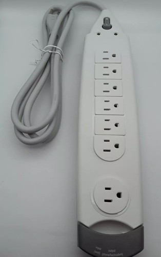 Belkin 7-Outlet SurgeMaster Home Series Power Strip Surge Protector with 12 Ft - Picture 2 of 3