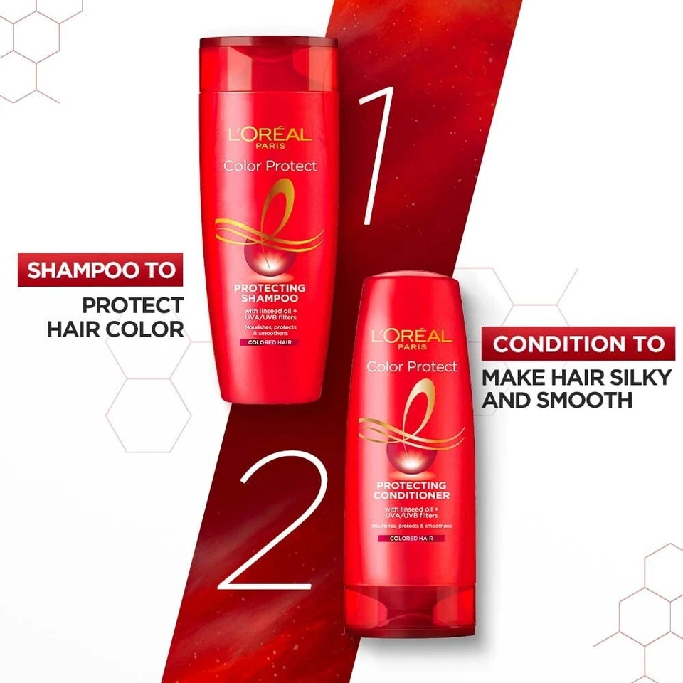 L'Oreal Paris Conditioner-Vibrant & Revived Colour-For Colour-treated Hair 180ml - Image 4 of 4