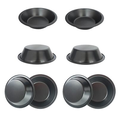 PACK Mini Pie Pans Inch Small Round Metal Pie Tins Nonstick