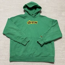 Drew House Secret Hoodie Green Oversized Justin Bieber Men's Medium