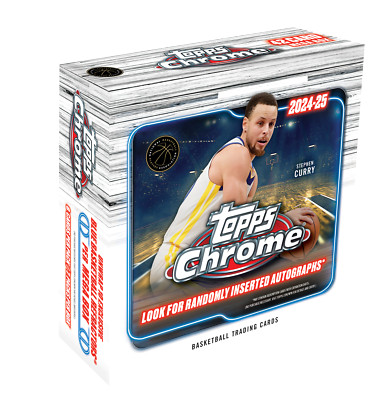 2024-25 Topps CHROME Basketball MEGA BOX (42 Cards) Brand New