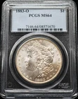 1883-O Morgan Dollar PCGS MS 64 #24APR283