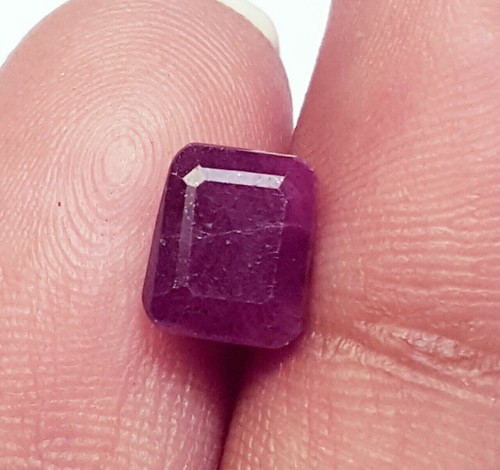 100% Natural Red Ruby 2.10 Ct Certified Loose Gemstone With Free Gift - Picture 5 of 7