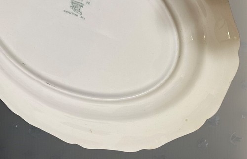 Vintage ~Oval Small Serving Platter w/Rose Flower ~Hallmark~ Perfect for Easter - Picture 4 of 9