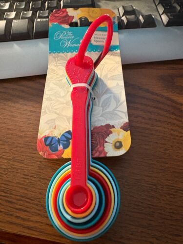 The Pioneer Woman Timeless Beauty Kitchen Measuring Spoon Set Plastic 8-Piece
